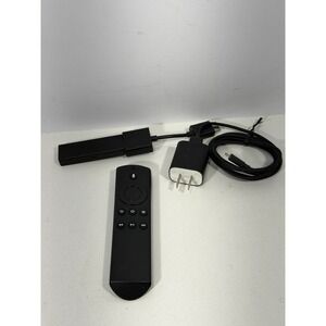 Amazon Fire TV Stick W87CUN Black Streaming Media Player w/ Voice Remote Bundle